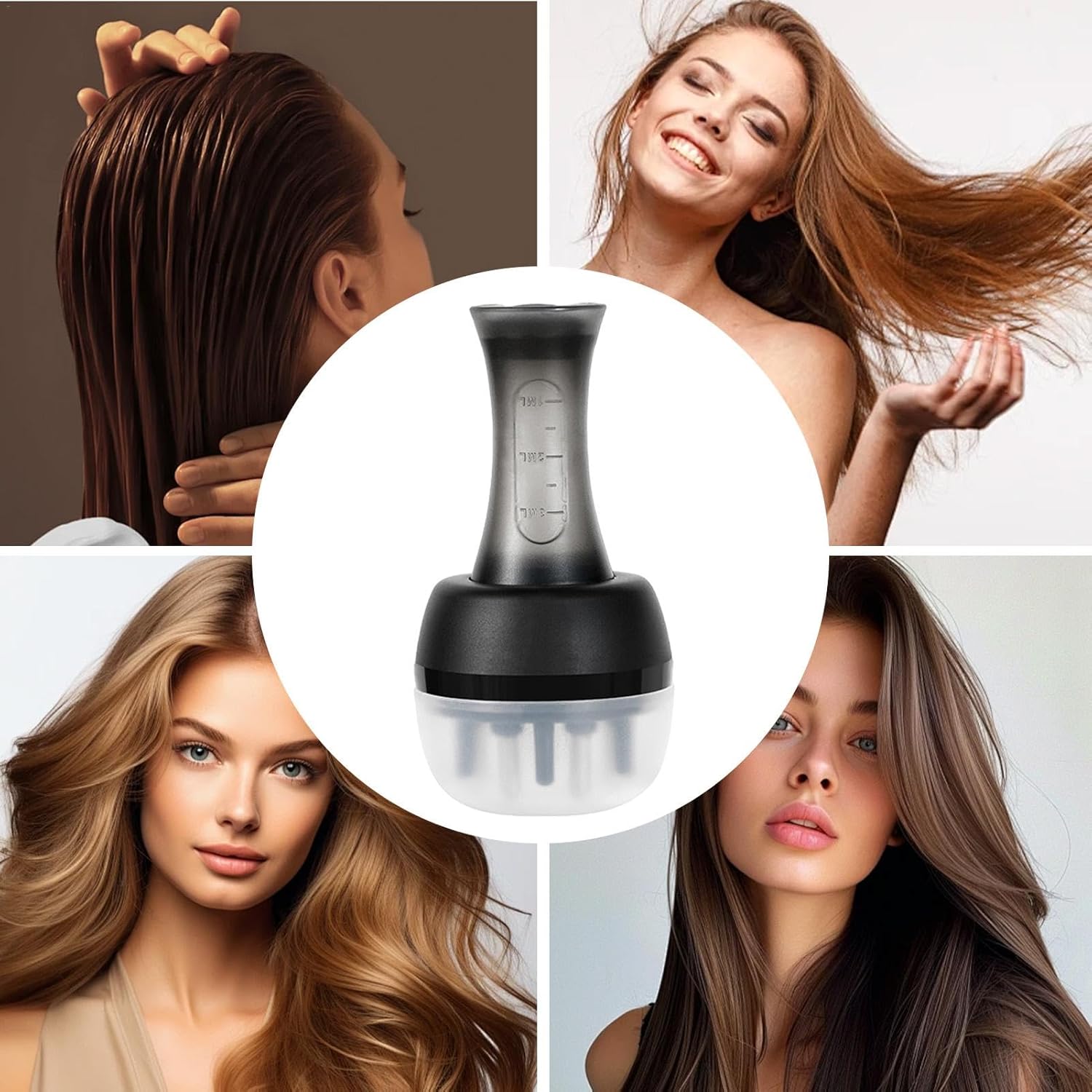 Applicateur d'Huile pour Cheveux - HairFlow™ - Noir - Par Ici Beaute